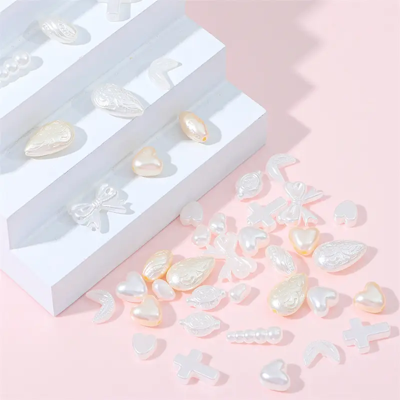 Heart Shaped ABS Imitation Pearls Jewelry Accessories - Image 16
