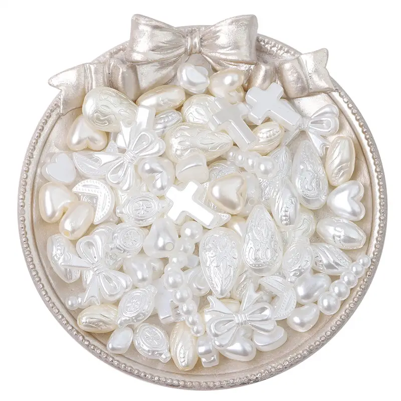 Heart Shaped ABS Imitation Pearls Jewelry Accessories - Image 17