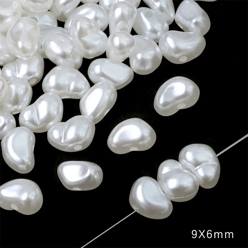 Heart Shaped ABS Imitation Pearls Jewelry Accessories - Image 12