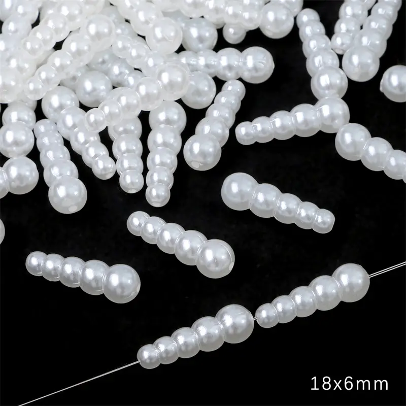 Heart Shaped ABS Imitation Pearls Jewelry Accessories - Image 7