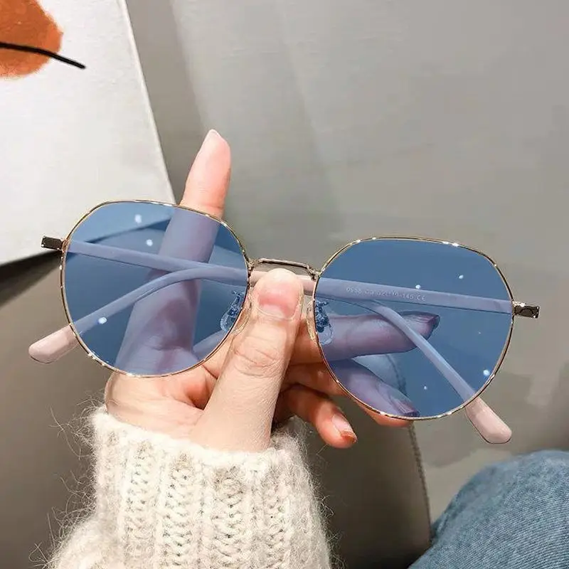 Women Korean Style Color-changing Sunglasses Anti-blue High-definition - Image 10