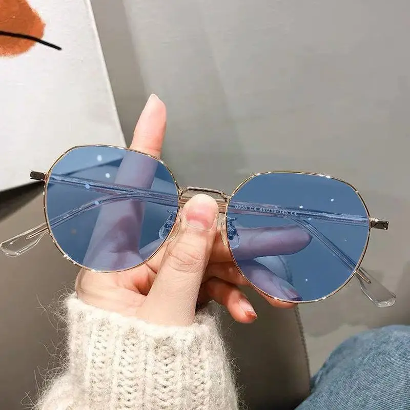 Women Korean Style Color-changing Sunglasses Anti-blue High-definition - Image 12