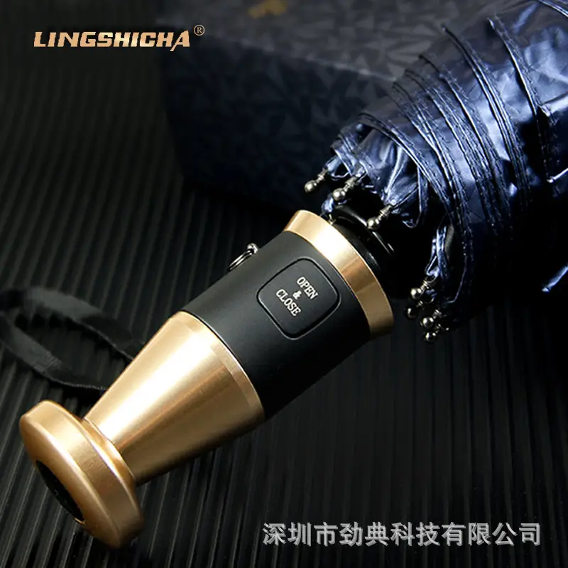 Automatic Double Layer Long Handle Umbrella Extra Large Black — feature 9