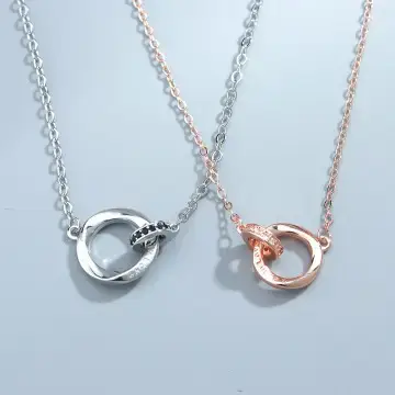 Lucky Couple Necklace Ginkgo Leaf White Mother-of-Pearl Pendant — feature 7