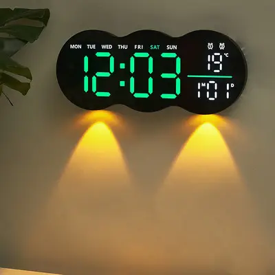 Digital Alarm Clock with Rainbow Design 0725 — feature 11