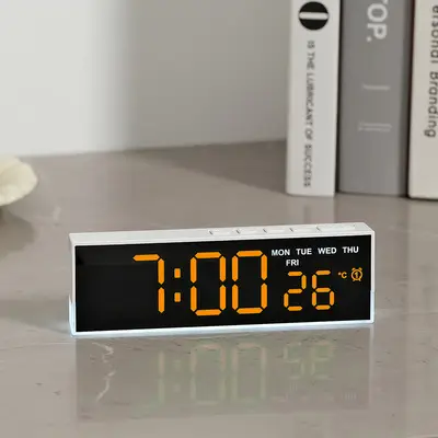 Digital Alarm Clock with Rainbow Design 0725 — feature 13