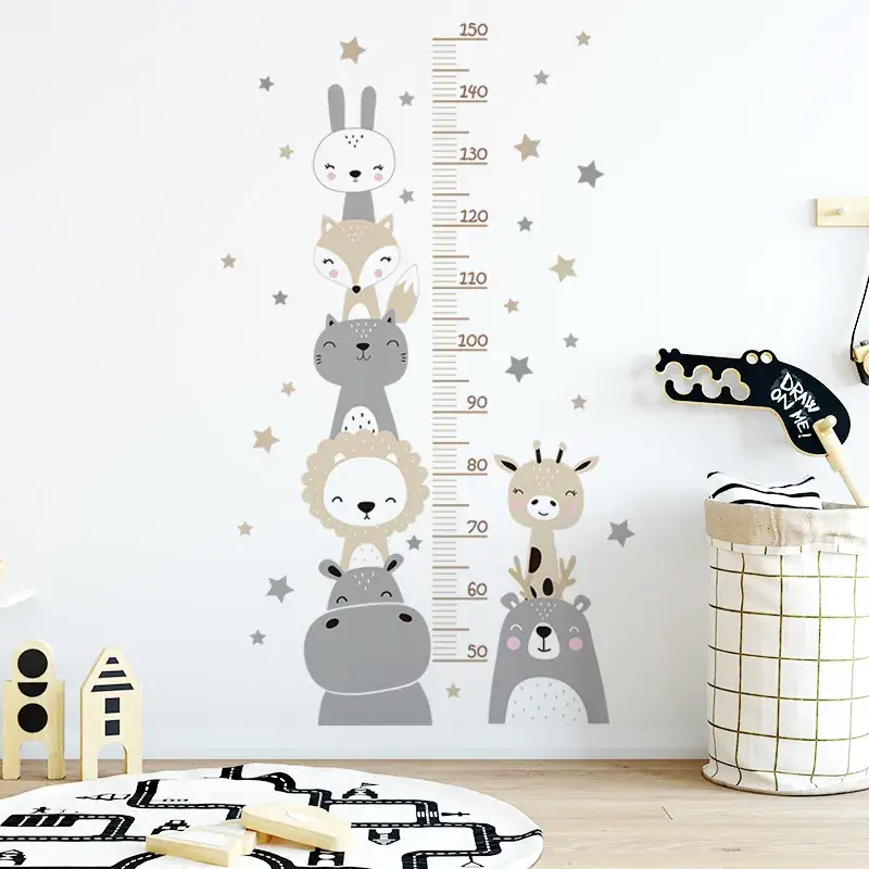 Cartoon Smiley Wall Stickers for Kids Room Decor
