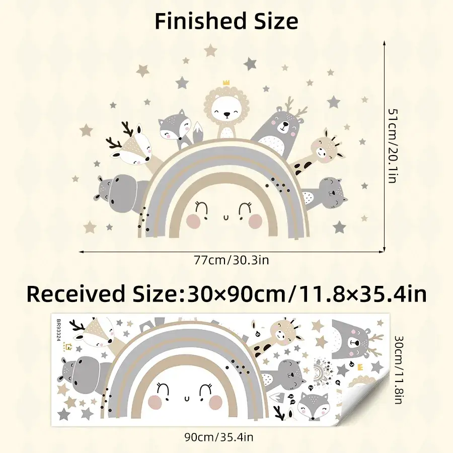 Cartoon Smiley Wall Stickers for Kids Room Decor
