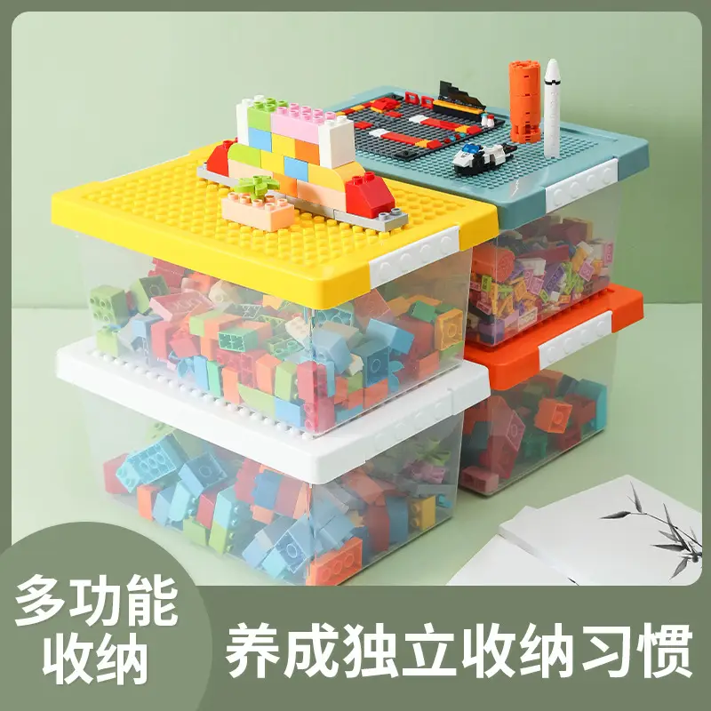 Lego Storage Box Yellow 45 Degree - Image 10