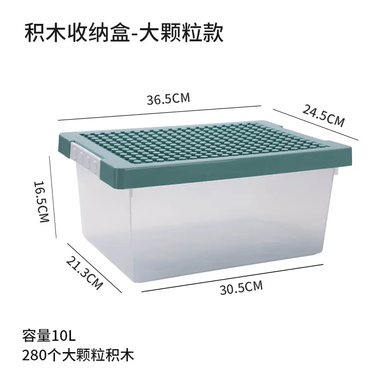 Lego Storage Box Yellow 45 Degree - Image 8