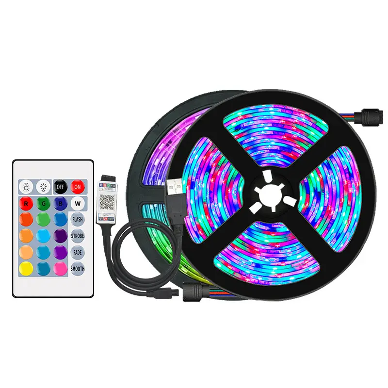 5V Waterproof RGB Dimming LED Strip with Remote Control - Image 13
