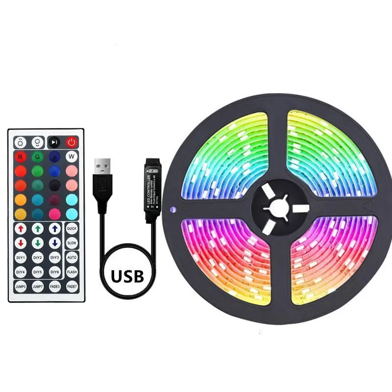 5V Waterproof RGB Dimming LED Strip with Remote Control - Image 5