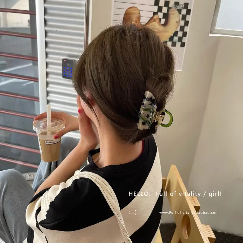 Leopard Print Shark Clip Hairpin for Women - Image 9