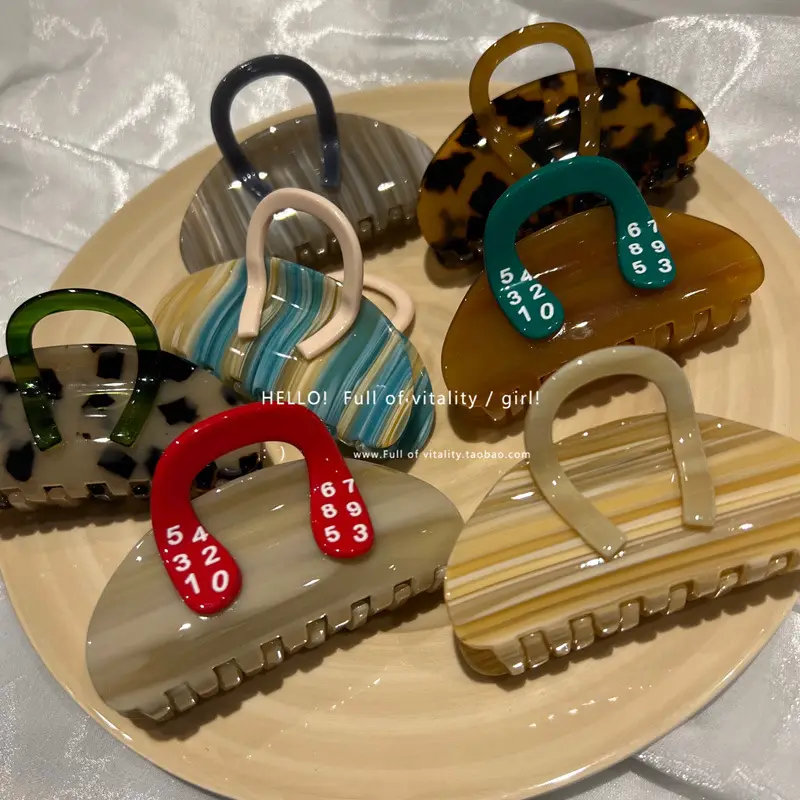 Leopard Print Shark Clip Hairpin for Women — feature 1