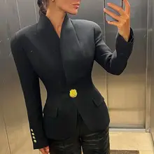 Women's Green Striped Lapel Shirt 2025 Summer — feature 1