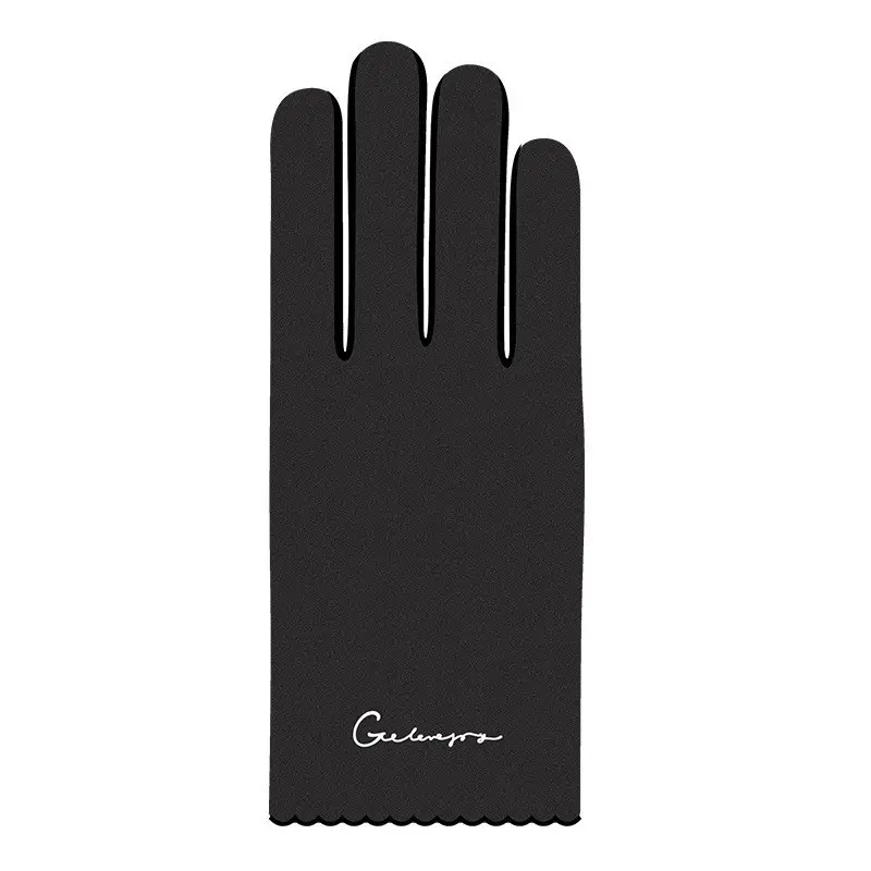 Ladies Fleece Winter Gloves Pink Chanel Style Cold Proof Touch Screen - Image 14