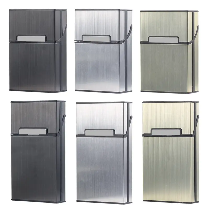 Aluminum Cigarette Box Magnetic Buckle 20-Pack Moisture Proof - Image 9