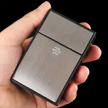 Aluminum Cigarette Box Magnetic Buckle 20-Pack Moisture Proof — feature 7