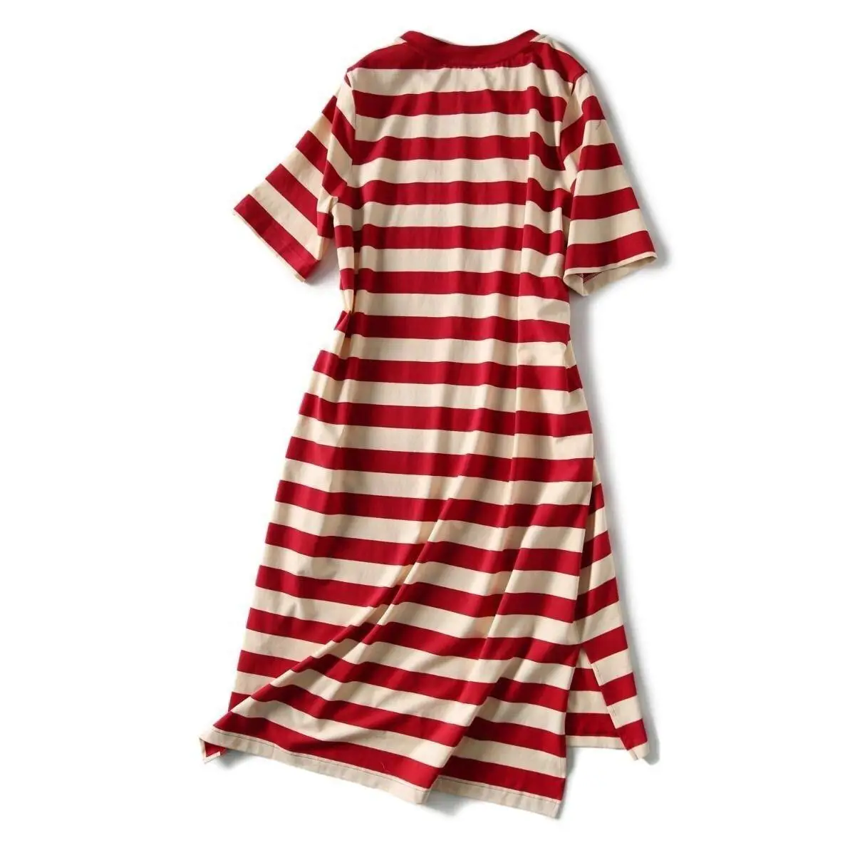 Women Striped Printed T-Shirt Dress 2026 Summer — feature 22