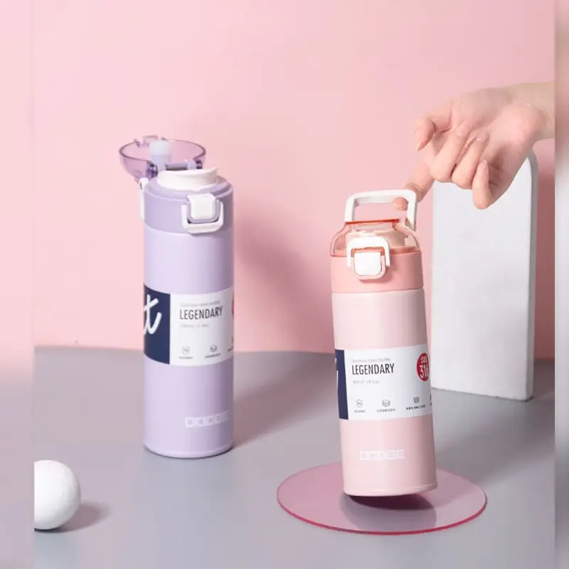 316 Stainless Steel Thermos Cup 300ml Pink - Image 6