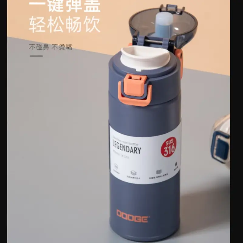316 Stainless Steel Thermos Cup 300ml Pink - Image 7