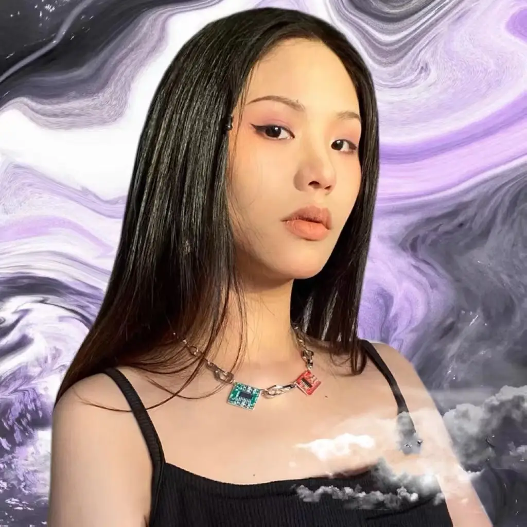 Cyberpunk Electronic Earrings Necklace Futuristic Street Hip Hop Trendy - Image 5