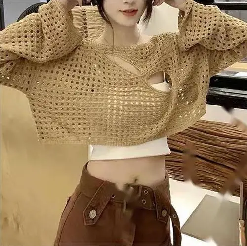 2024 Women's Knitted Camisole Sweater Top