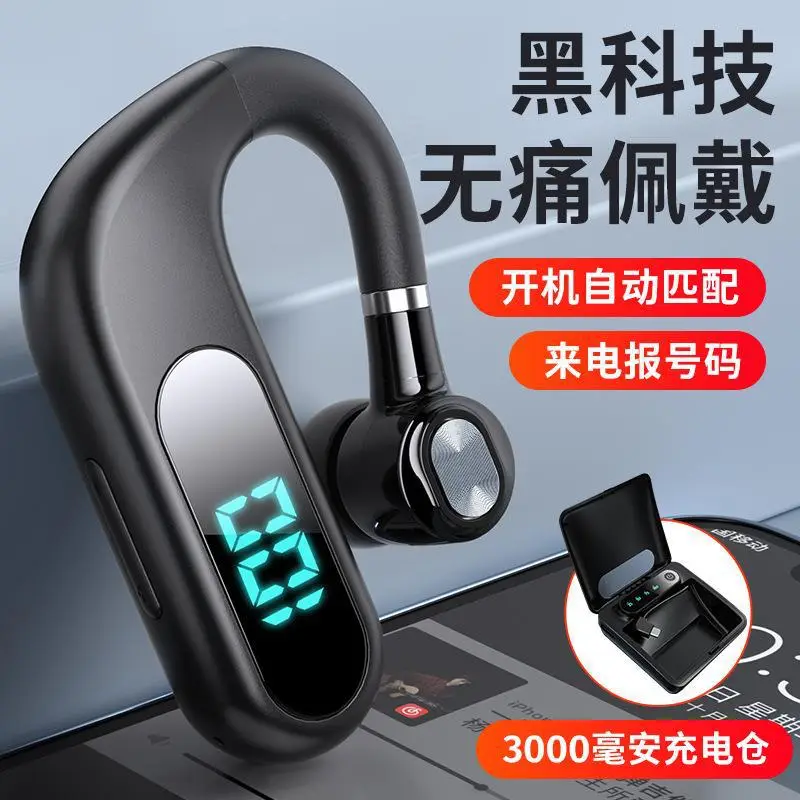 Wireless Bluetooth5.2 Digital Display Headset Green