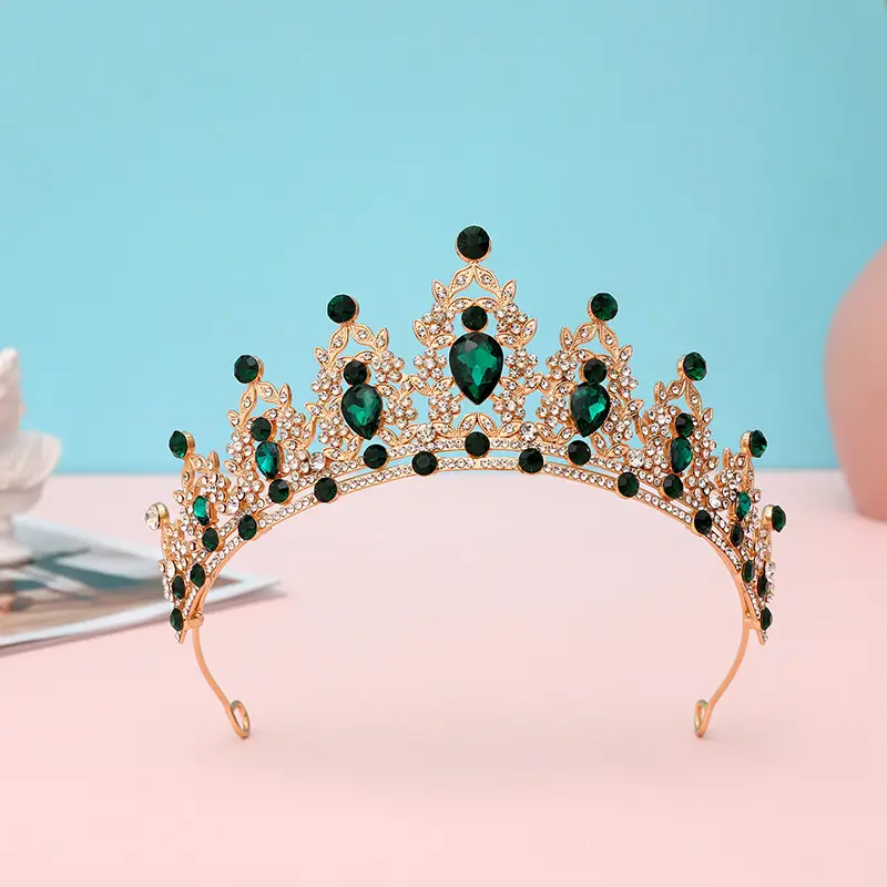 Purple Crystal Bridal Crown for Girls 18+ - Image 2