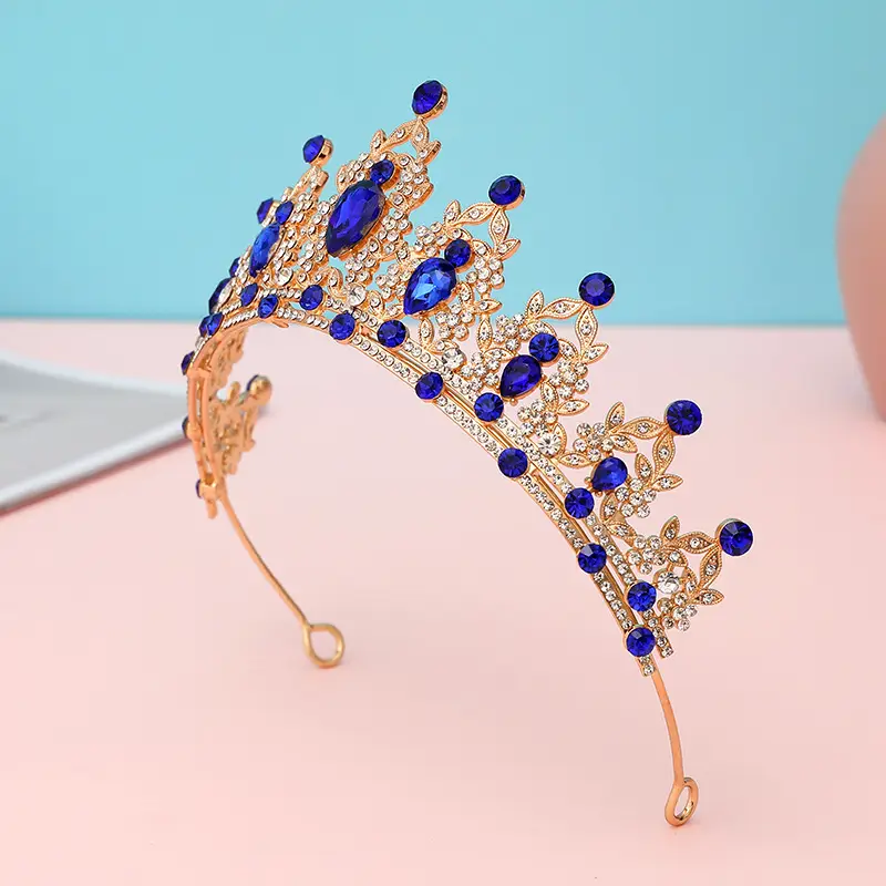 Purple Crystal Bridal Crown for Girls 18+ — feature 1