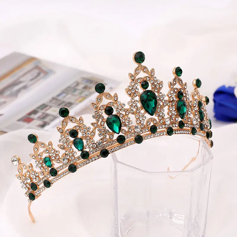 Purple Crystal Bridal Crown for Girls 18+ — feature 10