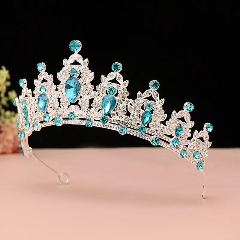 Purple Crystal Bridal Crown for Girls 18+ — feature 100