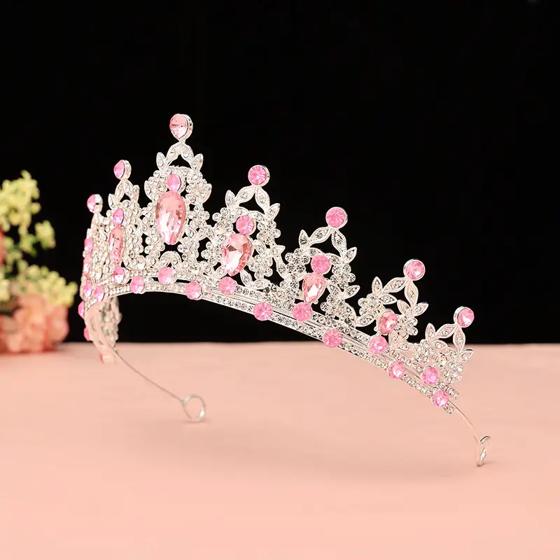 Purple Crystal Bridal Crown for Girls 18+ — feature 104