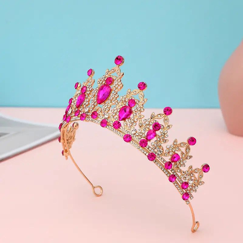 Purple Crystal Bridal Crown for Girls 18+ — feature 14