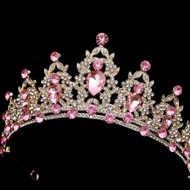 Purple Crystal Bridal Crown for Girls 18+ — feature 31