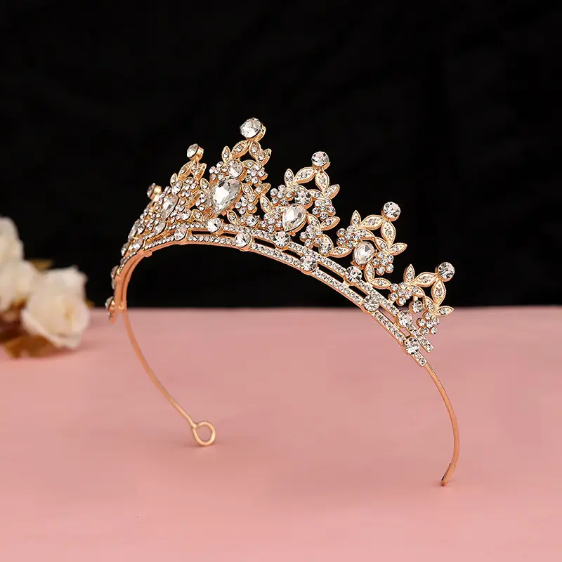 Purple Crystal Bridal Crown for Girls 18+ — feature 35