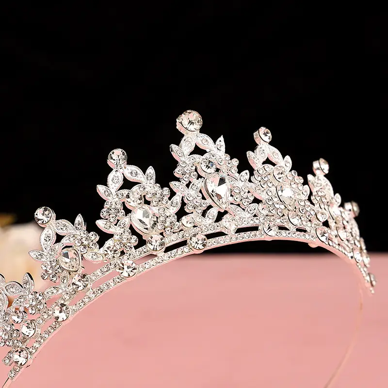 Purple Crystal Bridal Crown for Girls 18+ — feature 37