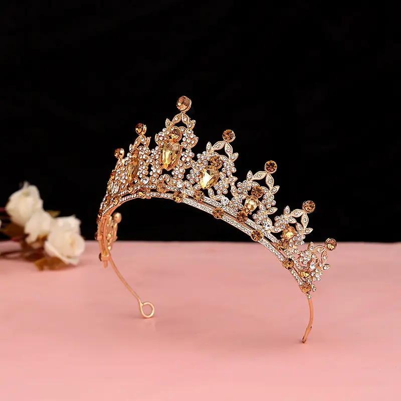 Purple Crystal Bridal Crown for Girls 18+ — feature 54