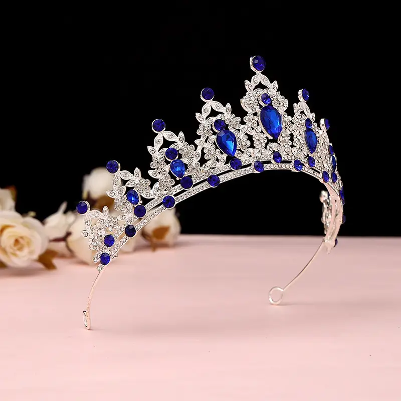 Purple Crystal Bridal Crown for Girls 18+ — feature 61