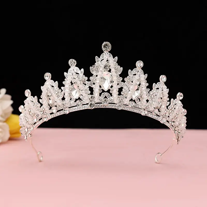 Purple Crystal Bridal Crown for Girls 18+ — feature 81
