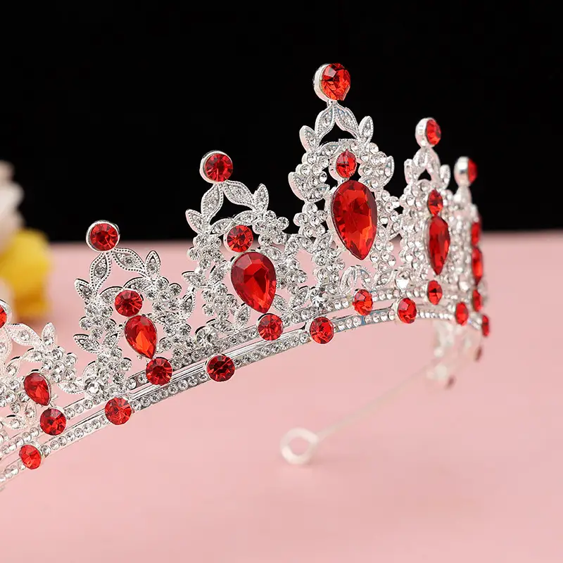 Purple Crystal Bridal Crown for Girls 18+ — feature 82