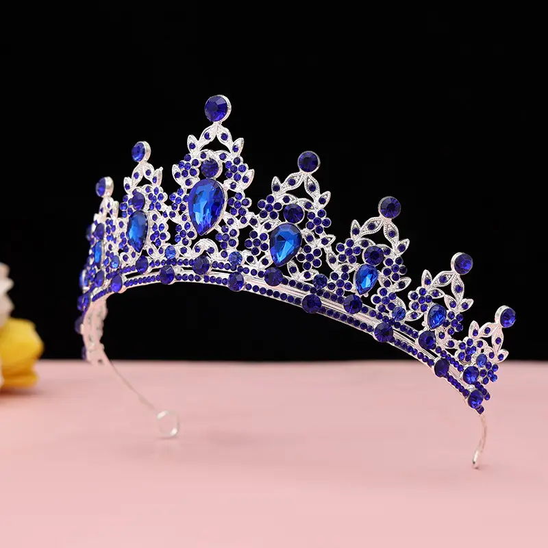 Purple Crystal Bridal Crown for Girls 18+ — feature 87