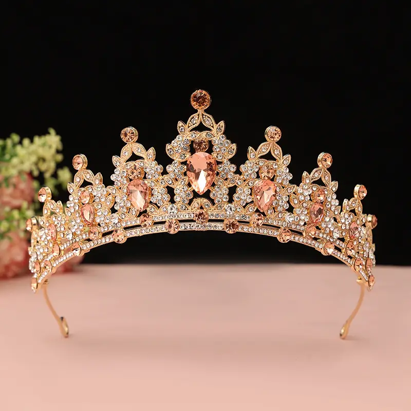 Purple Crystal Bridal Crown for Girls 18+ — feature 97