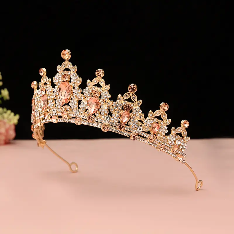 Purple Crystal Bridal Crown for Girls 18+ — feature 98