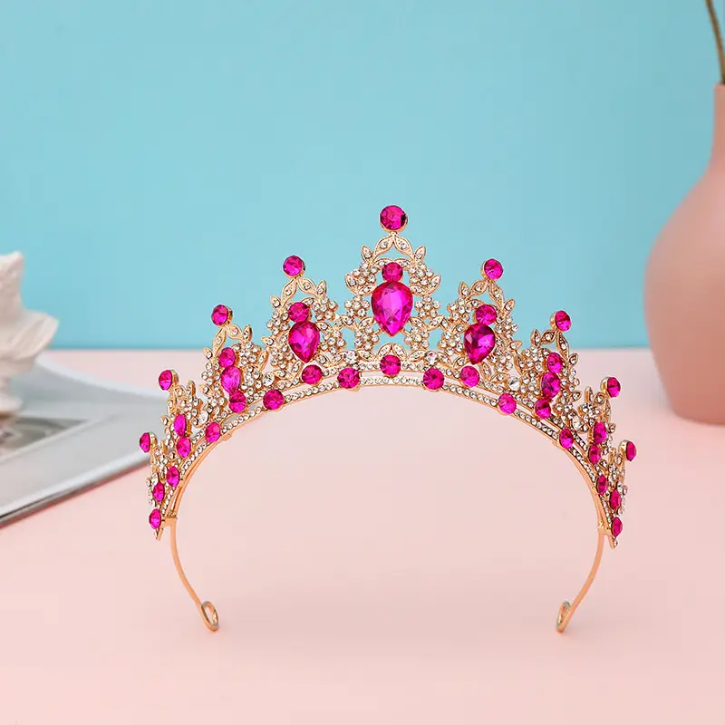 Purple Crystal Bridal Crown for Girls 18+ — feature 13