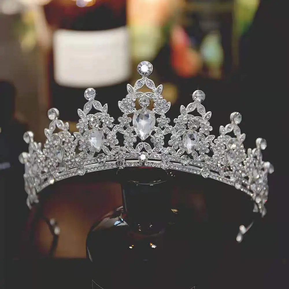 Purple Crystal Bridal Crown for Girls 18+ - Image 13
