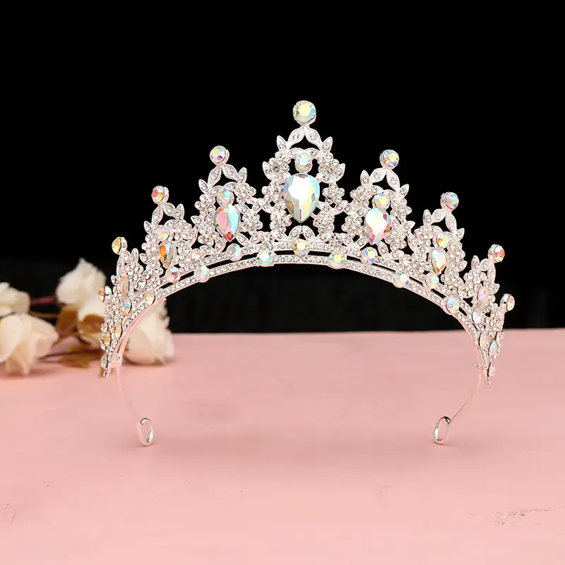 Purple Crystal Bridal Crown for Girls 18+ - Image 17