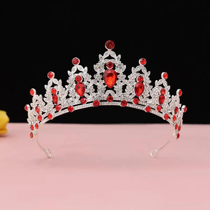 Purple Crystal Bridal Crown for Girls 18+ — feature 84