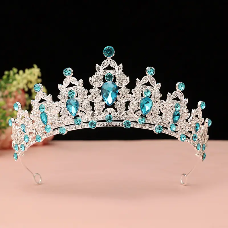 Purple Crystal Bridal Crown for Girls 18+ - Image 22
