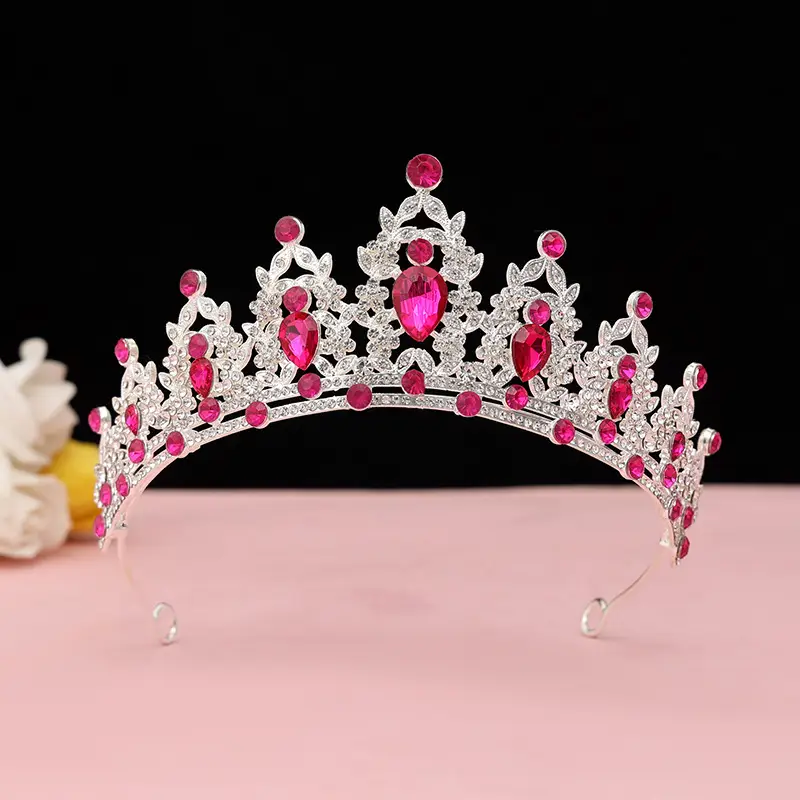 Purple Crystal Bridal Crown for Girls 18+ - Image 23